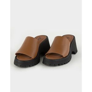 Free People Brown and Black Platform Shoes